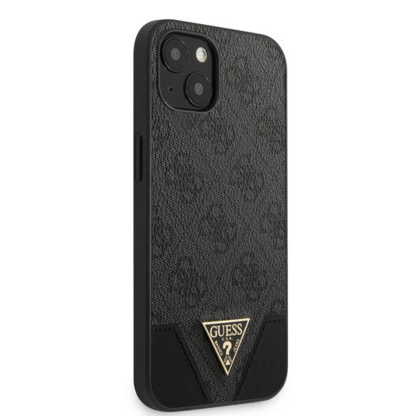 Guess iPhone 13 4G Metal Logo (GUHCP13MPU4GHBK) hátlap, tok, fekete