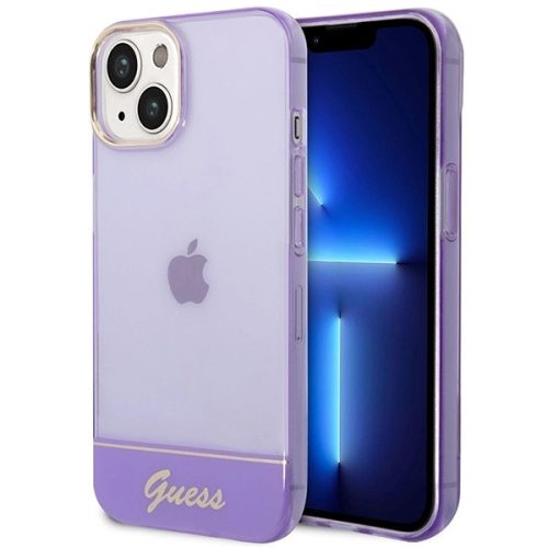 Guess GUHCP14MHGCOU Translucent iPhone 14 Plus/15 Plus 6.7" tok, lila