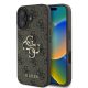 Guess Big Metal Logo 4G GUHCP16M4GMGBR iPhone 16 Plus 6.7" hátlap, tok, barna