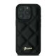 Guess Quilted Metal Logo GUHCP16MPSQQSQSK iPhone 16 Plus 6.7" hátlap, tok, fekete