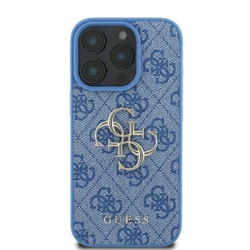 Guess GUHCP16S4GMGBL iPhone 16 6.1" niebieski/kék keménytok 4G nagy logóval