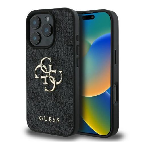 Guess 4G Big Logo GUHCP16X4GMGGR iPhone 16 Pro Max 6.9" hátlap, tok, fekete