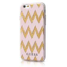 Guess iPhone 7/8 Silicone 3D Effect (GUHCP7CGPI) hátlap, tok, rozé arany