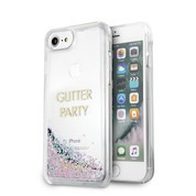 Guess Glitter Party Hard iPhone 6/6S/7/8/SE (2020) (GUHCP7GLUQPU) hátlap, tok, lila