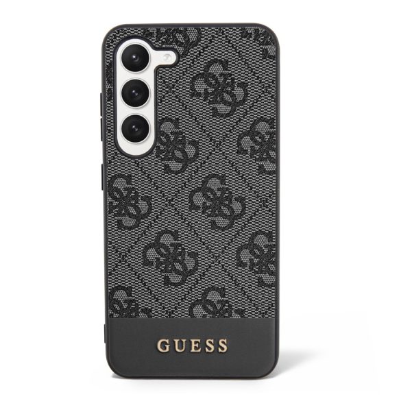 Guess Samsung Galaxy S23 4G Stripe (GUHCS23SG4GLGR) hátlap, tok, fekete