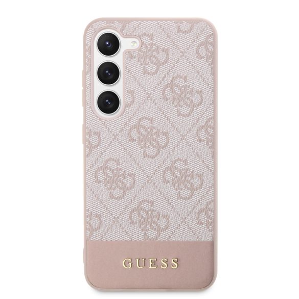 Guess Samsung Galaxy S23 4G Stripe (GUHCS23SG4GLPI) hátlap, tok, rózsaszín