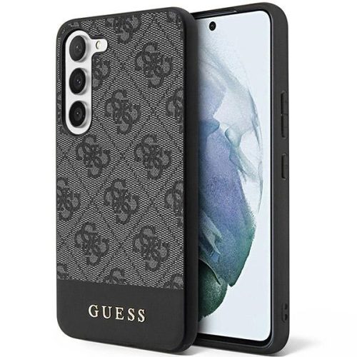 Guess GUHCS24MG4GLGR 4G Stripe Collection hátlap, tok Samsung Galaxy S24 Plus, fekete