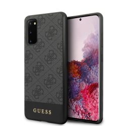   Guess Samsung Galaxy S20 4G Stripe (GUHCS62G4GLGR) hátlap, tok, szürke