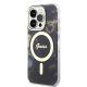 Guess iPhone 13 Pro Marble IML MagSafe (GUHMP13LHTMRSK) MagSafe hátlap, tok, fekete