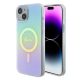 Guess GUHMP15MHITSQ iPhone 15 Plus 6.7" hátlap, tok IML Iridescent MagSafe, színes