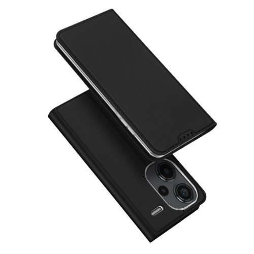 Dux Ducis Skin Pro oldalra nyíló tok fedéllel és kártyafoglalattal Xiaomi Redmi Note 13 Pro+ 5G, fekete