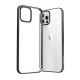 Joyroom New Beauty Series Ultra Slim tok galvanizált kerettel iPhone 12 mini, fekete