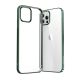 Joyroom New Beauty Series Ultra Slim tok galvanizált kerettel iPhone 12 Pro Max, zöld