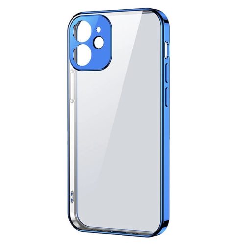 Joyroom New Beauty Series Ultra Slim tok galvanizált kerettel iPhone 12 Pro, sötétkék