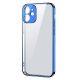 Joyroom New Beauty Series Ultra Slim tok galvanizált kerettel iPhone 12 Pro, sötétkék