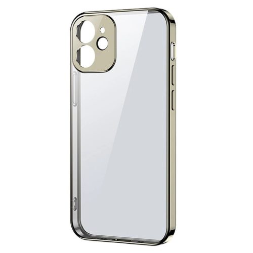 Joyroom New Beauty Series Ultra Slim tok galvanizált kerettel iPhone 12 Pro, arany