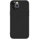 Nillkin Synthetic Fiber S Case ütésálló tok iPhone 12 Pro Max kamerafedéllel, fekete