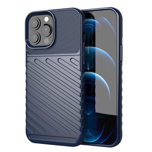 Thunder Case ütésálló tok iPhone 13 Pro Max, kék