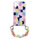 Color Chain Case gel flexible elastic case tok lánccal iPhone 13 mini, színes