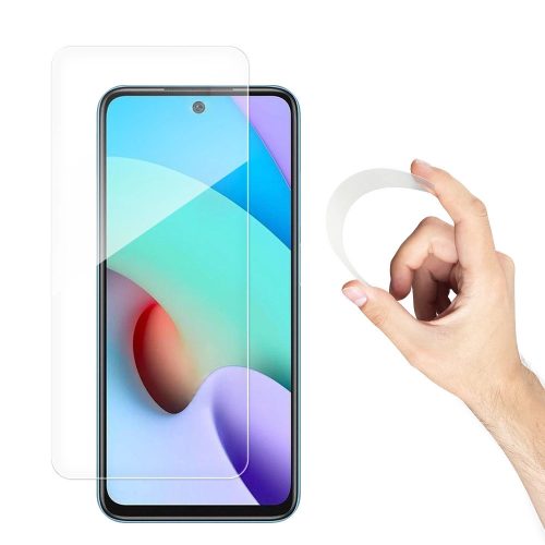 Wozinsky Nano Flexi hibrid Flexible Glassfólia Xiaomi Redmi 10 edzett üvegfólia Xiaomi Redmi 10 edzett üvegfólia