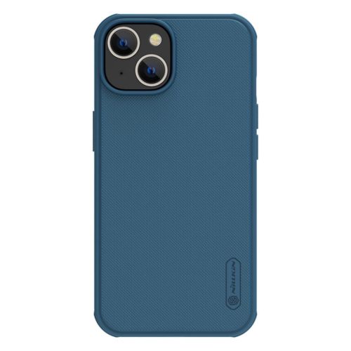 Nillkin Super Frosted Shield Pro Armor Case ütésálló tok iPhone 14 Plus hátlapi borítás, kék