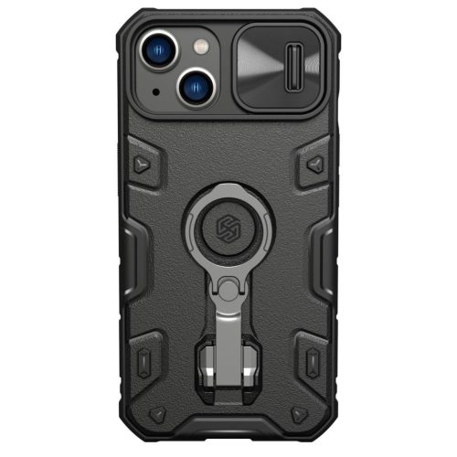 Nillkin CamShield Armor Pro Magnetic Case iPhone 14 Plus MagSafe ütésálló hátlap, tok, fekete