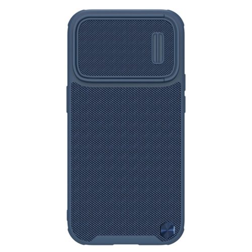 Nillkin Textured S tok iPhone 14 Pro, Armor Case kamerafedéllel, kék