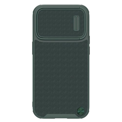 Nillkin Textured S tok iPhone 14 Pro Armor Case kamerafedéllel, zöld