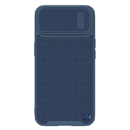 Nillkin Textured S tok iPhone 14 Plus, Armor Case kamerafedéllel, kék