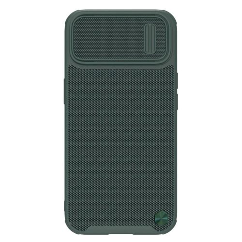 Nillkin Textured S tok iPhone 14 Plus Armor Case kamerafedéllel, zöld