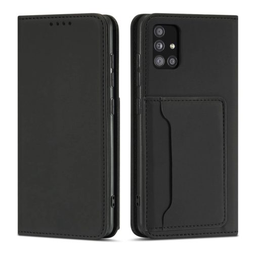 Magnet Case Xiaomi Redmi Note 11 oldalra nyíló tok, fekete