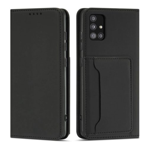 Magnet Case Xiaomi Redmi Note 11 Pro oldalra nyíló tok, fekete