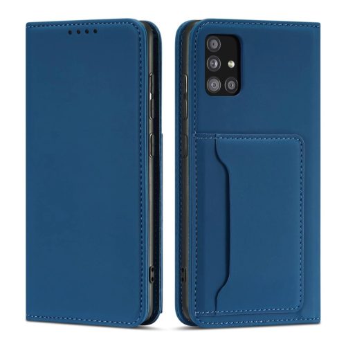 Magnet Case Xiaomi Redmi Note 11 Pro oldalra nyíló tok, kék