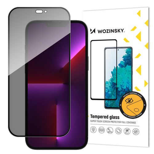 Wozinsky Privacy Glass edzett üvegfólia iPhone 14 Pro iPhone 14 Pro betekintésvédett