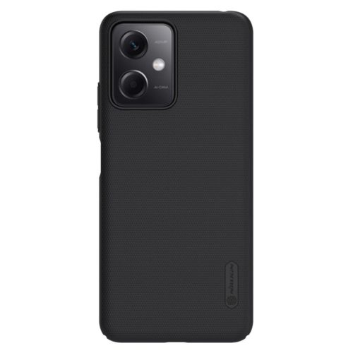 Nillkin Super Frosted Shield Case for Xiaomi Redmi Note 12 5G/Poco X5 5G telefon tok, fekete