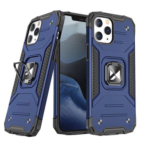 Wozinsky Armor Ring iPhone 14 Pro ütésálló hátlap, tok, kék