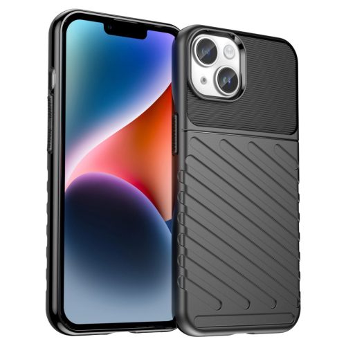 Thunder Case ütésálló tok iPhone 14 Armor Case, fekete