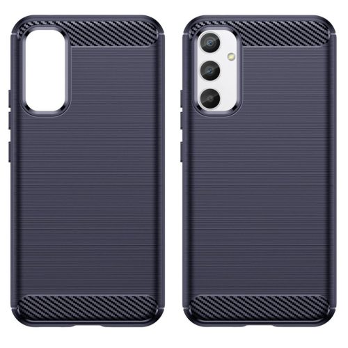 Carbon Case Flexible Samsung Galaxy A54 5G hátlap, tok, kék