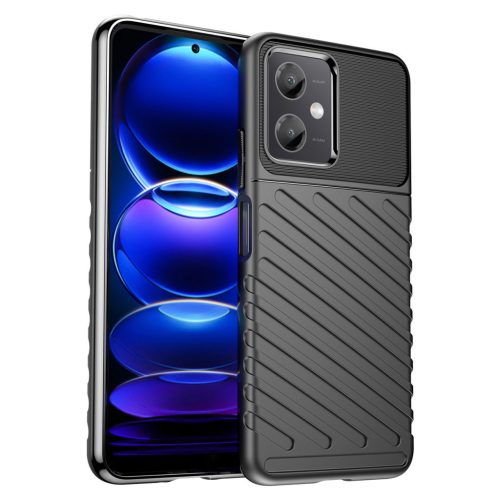 Thunder Case ütésálló tok Xiaomi Poco X5 5G/Redmi Note 12 5G, fekete