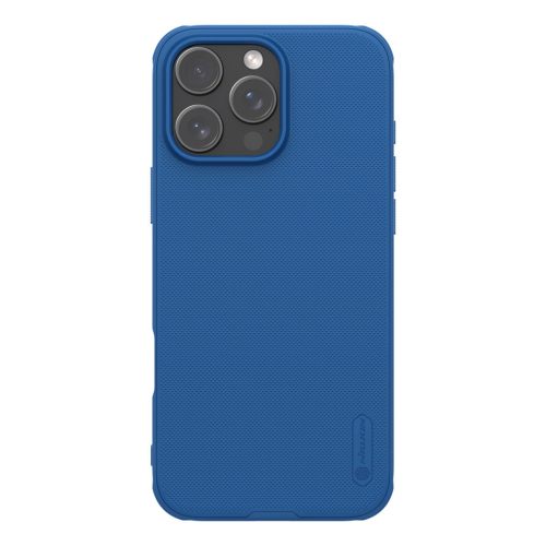 Nillkin Super Frosted Shield Pro Armor Case ütésálló tok iPhone 16 Pro, kék