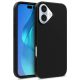 Multiple Color Wheat Bran Case tok iPhone 16 Pro, fekete