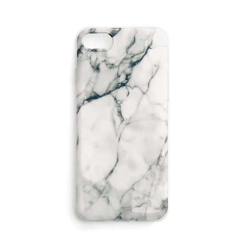 Wozinsky Marble cover Samsung Galaxy S21 Ultra 5G márvány mintás hátlap, tok, fehér