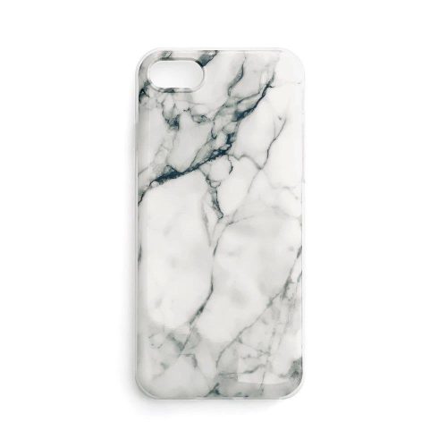 Wozinsky Marble cover Xiaomi Redmi Note 10 5G/Poco M3 Pro márvány mintás hátlap, tok, fehér