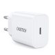 Choetech Q5004 USB wall charger USB-C hálózati töltő, gyorstöltő adapter, 20W, fehér