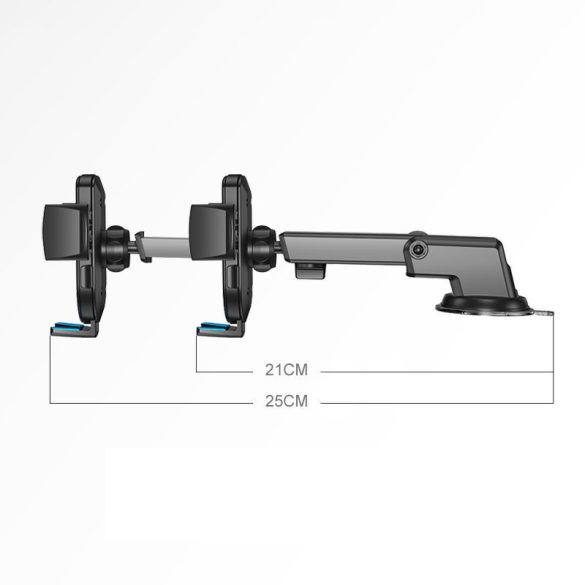 Joyroom JR-OK371554 Car Phone Holder autós telefontartó, műszerfalra, szélvédőre, fekete