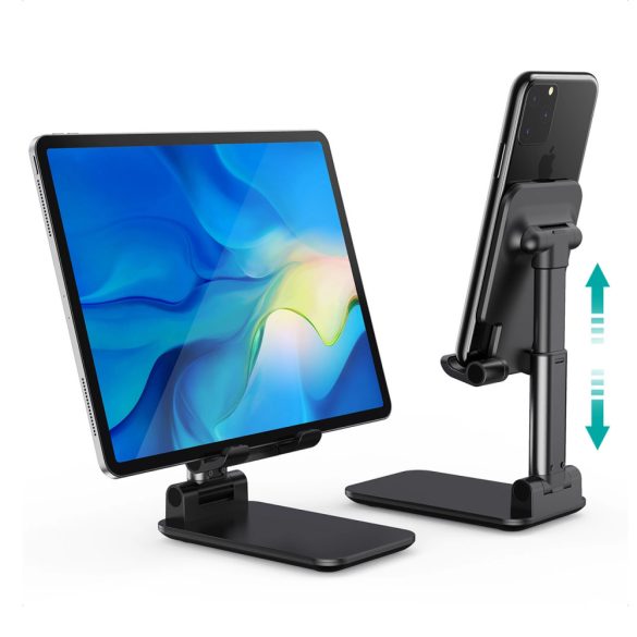 Choetech H88-BK foldable stand telefon és tablet tartó állvány, fekete