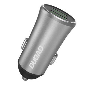 Dudao R6S Car Charger autós töltő, 2xUSB-A, 3.4A, ezüst