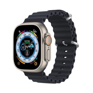 Dux Ducis Strap Apple Watch 2/3/4/5/6/7/8/9/SE, 42/44/45mm óraszíj, szürke