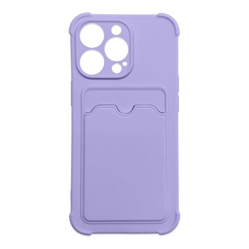 Card Armor Case Silicone Samsung Galaxy S20 FE 5G hátlap, tok, lila