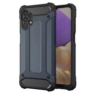 Hybrid Armor Tough Rugged Samsung Galaxy A23 4G/5G ütésálló hátlap, tok, sötétkék